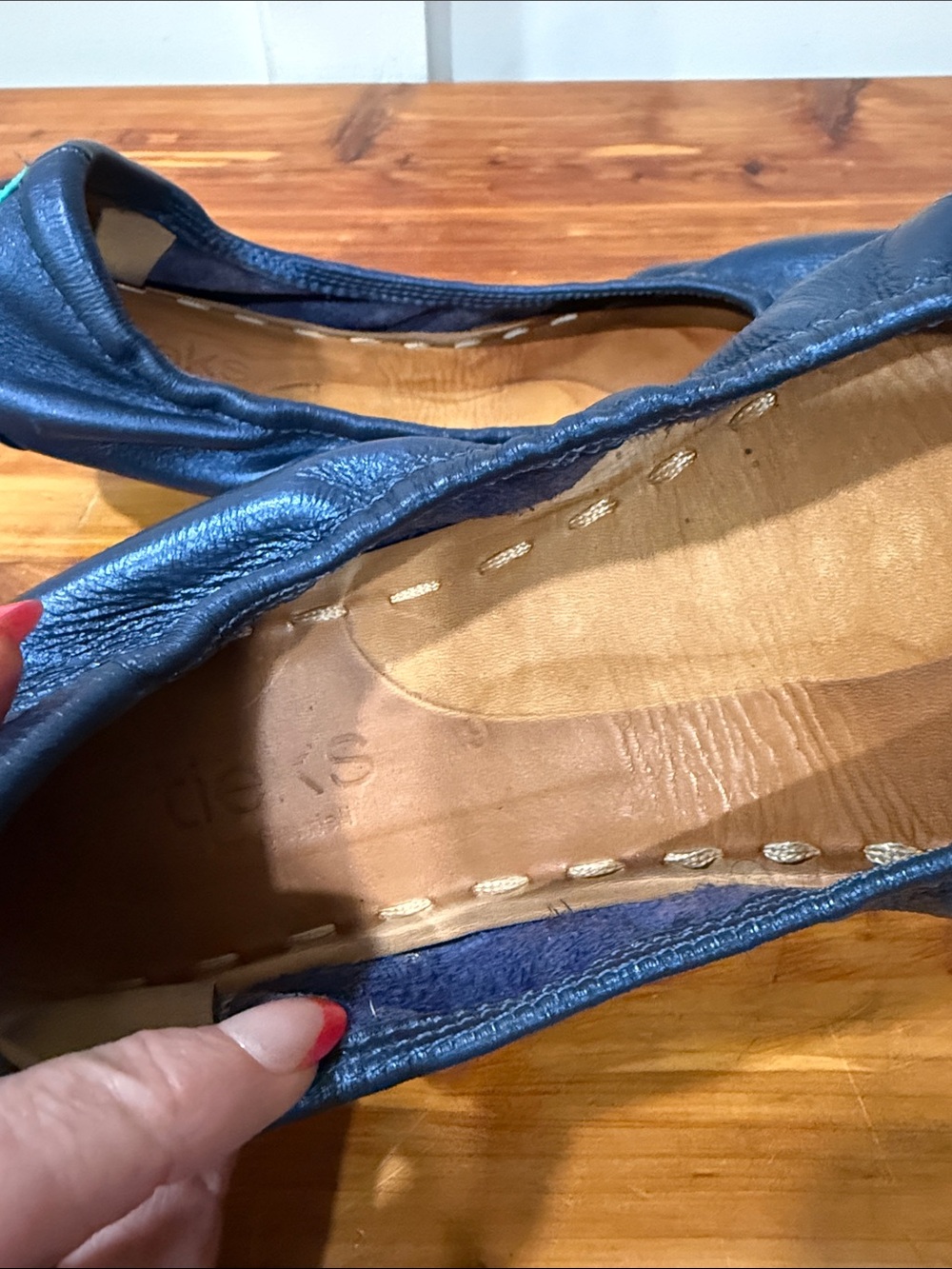 Tieks Limited Edition Midnight Blue Ballet Flats - Picture 7 of 7
